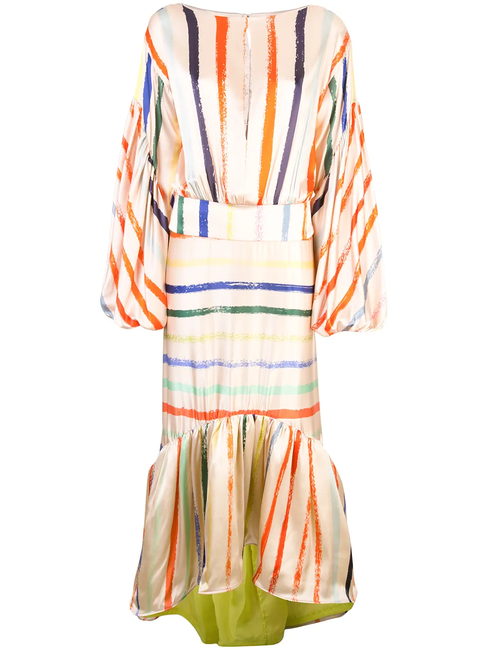 Silvia Tcherassi striped maxi dress $1,900 - Buy Online - Mobile Friendly, Fast Delivery, Price