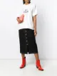 Image 2 of MSGM white logo T-shirt