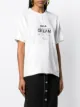 MSGM white logo T-shirt