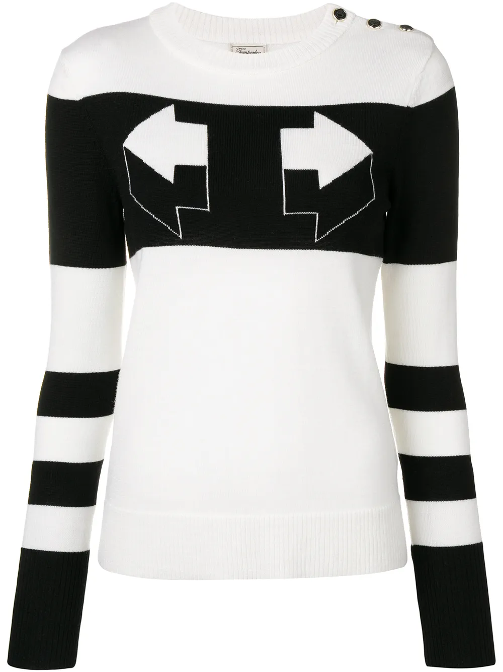 Temperley London свитер 'Aggie' вязки интарсия Temperley London свитер 'Aggie' вязки интарсия