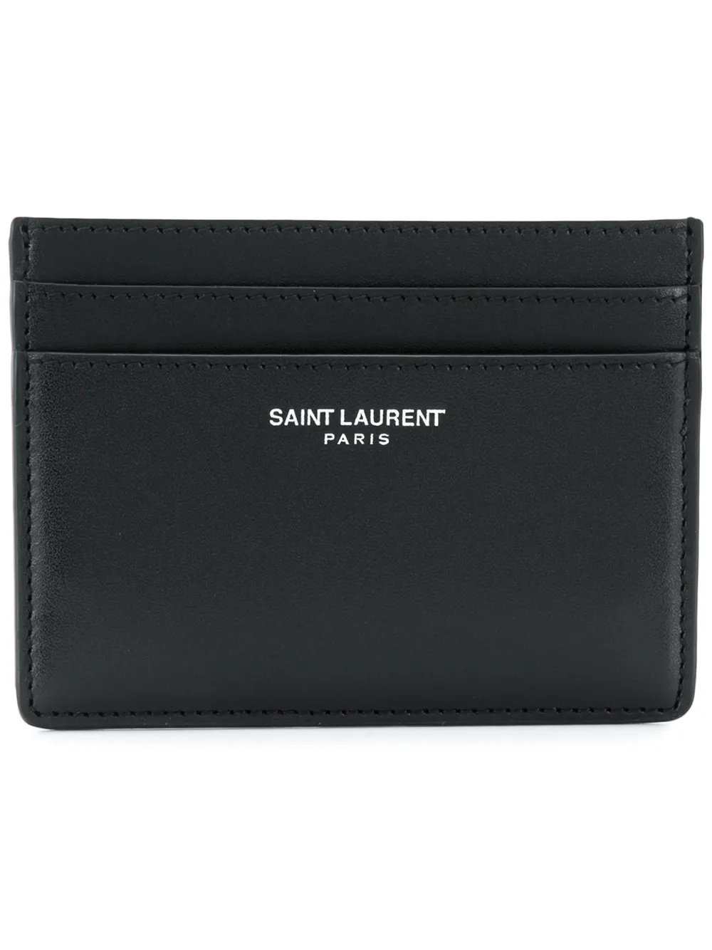 square logo print cardholder