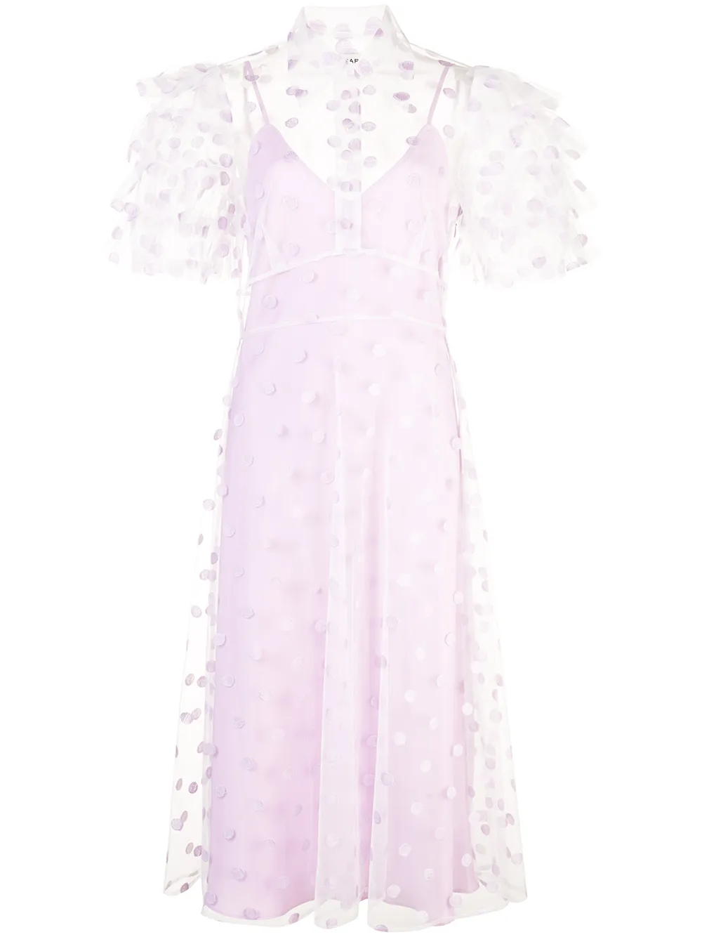 jill jill stuart polka dot tulle dress