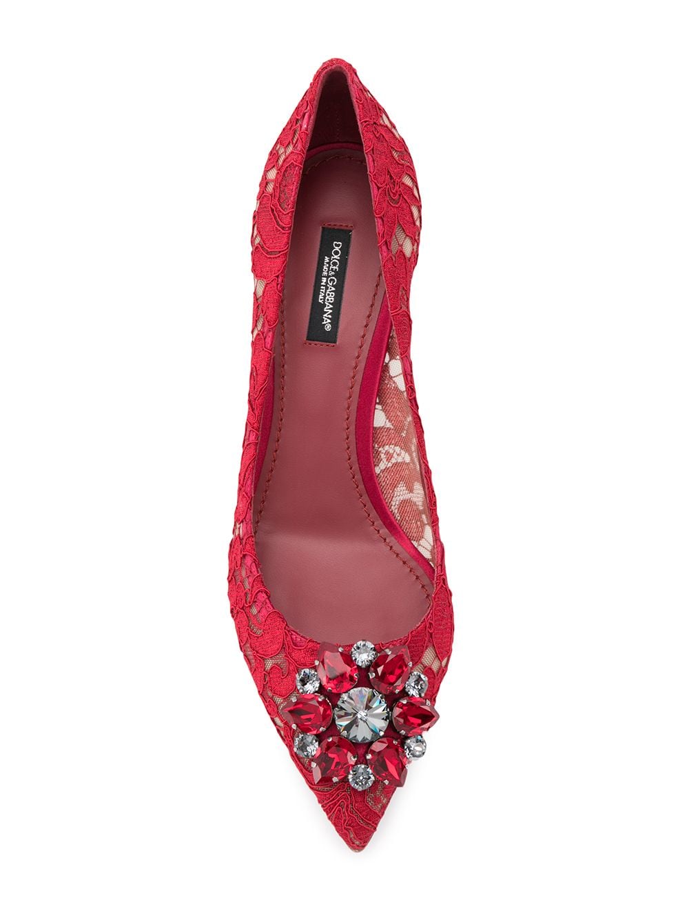 фото Dolce & Gabbana кружевные туфли-лодочки Bellucci