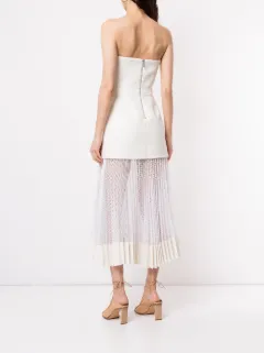 dion lee dress white