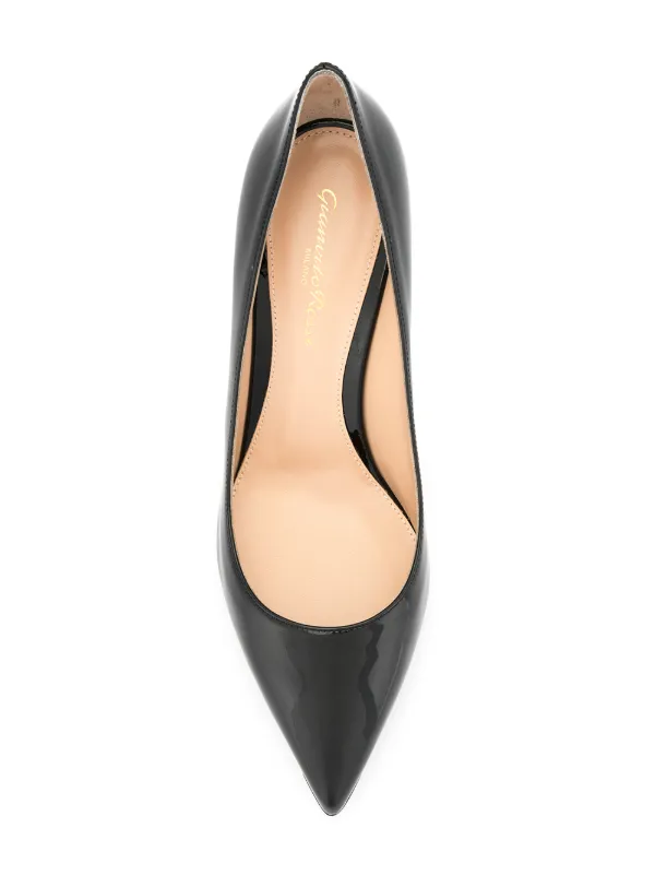 Gianvito Rossi Gianvito 70mm Patent Leather Pumps | Black | FARFETCH