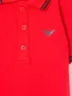 Emporio Armani Kids قميص بولو مزين بشعار