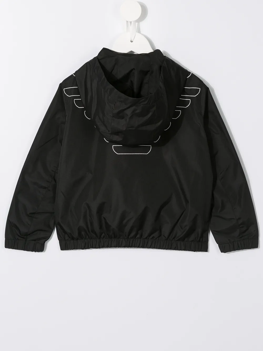фото Emporio armani kids куртка с капюшоном и логотипом