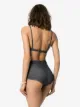 Solid & Striped Denim Eva top and Jean bottoms bikini