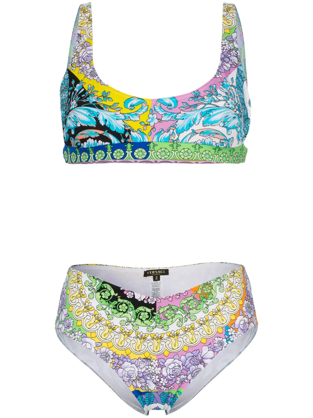 versace sports bra set