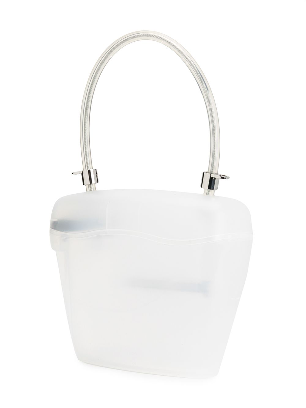 palm angels padlock bag clear