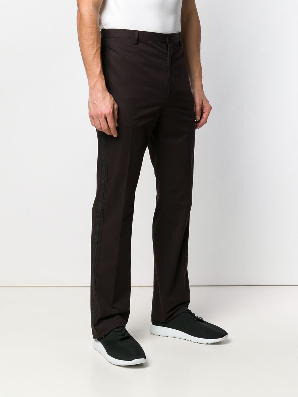 фото LANVIN брюки с заниженным шаговым швом и полосками