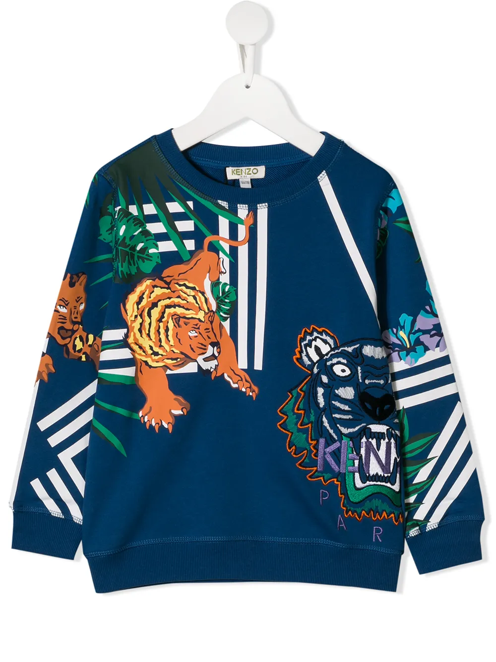 фото Kenzo kids толстовка с принтом