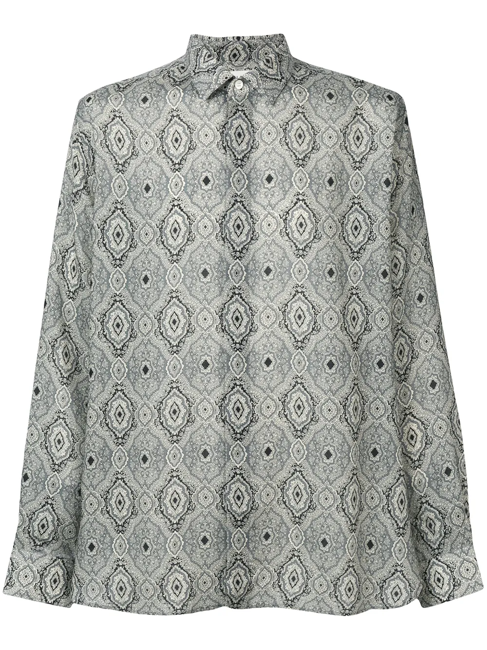 Saint Laurent paisley printed shirt | Grey | Image 1