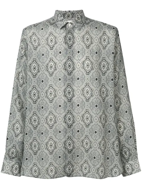 Saint Laurent paisley printed shirt