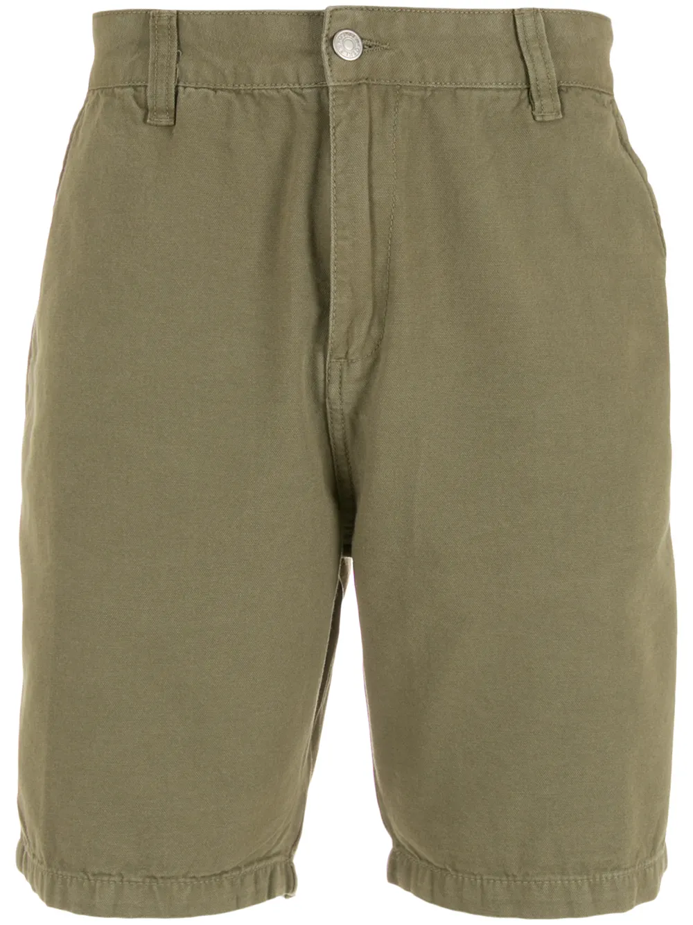 Osklen mid-rise cotton Bermuda shorts Groen