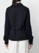 Jil Sander belted knitted sleeve blazer