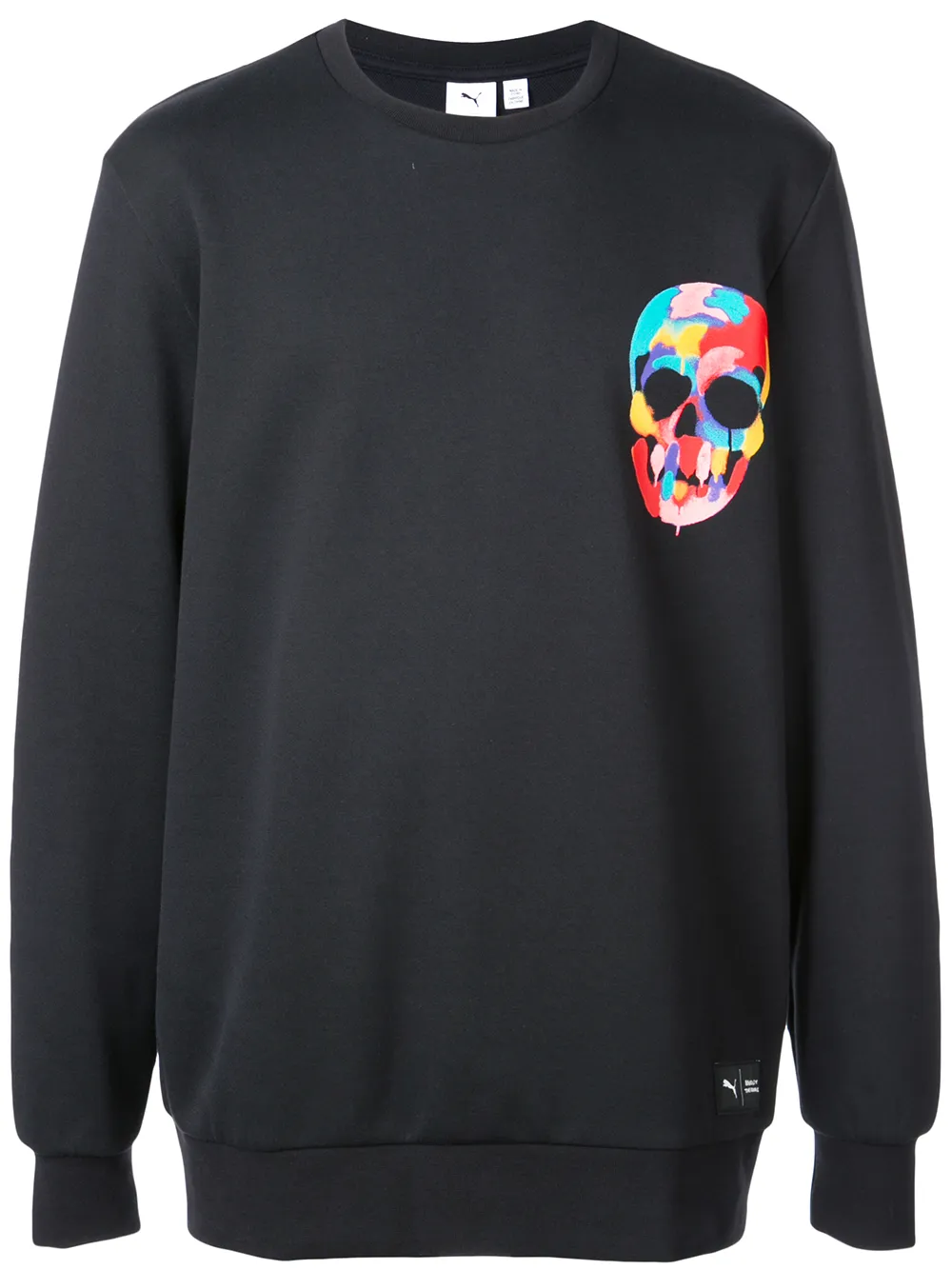 PUMA sudadera con capucha y calavera | negro | Image 1