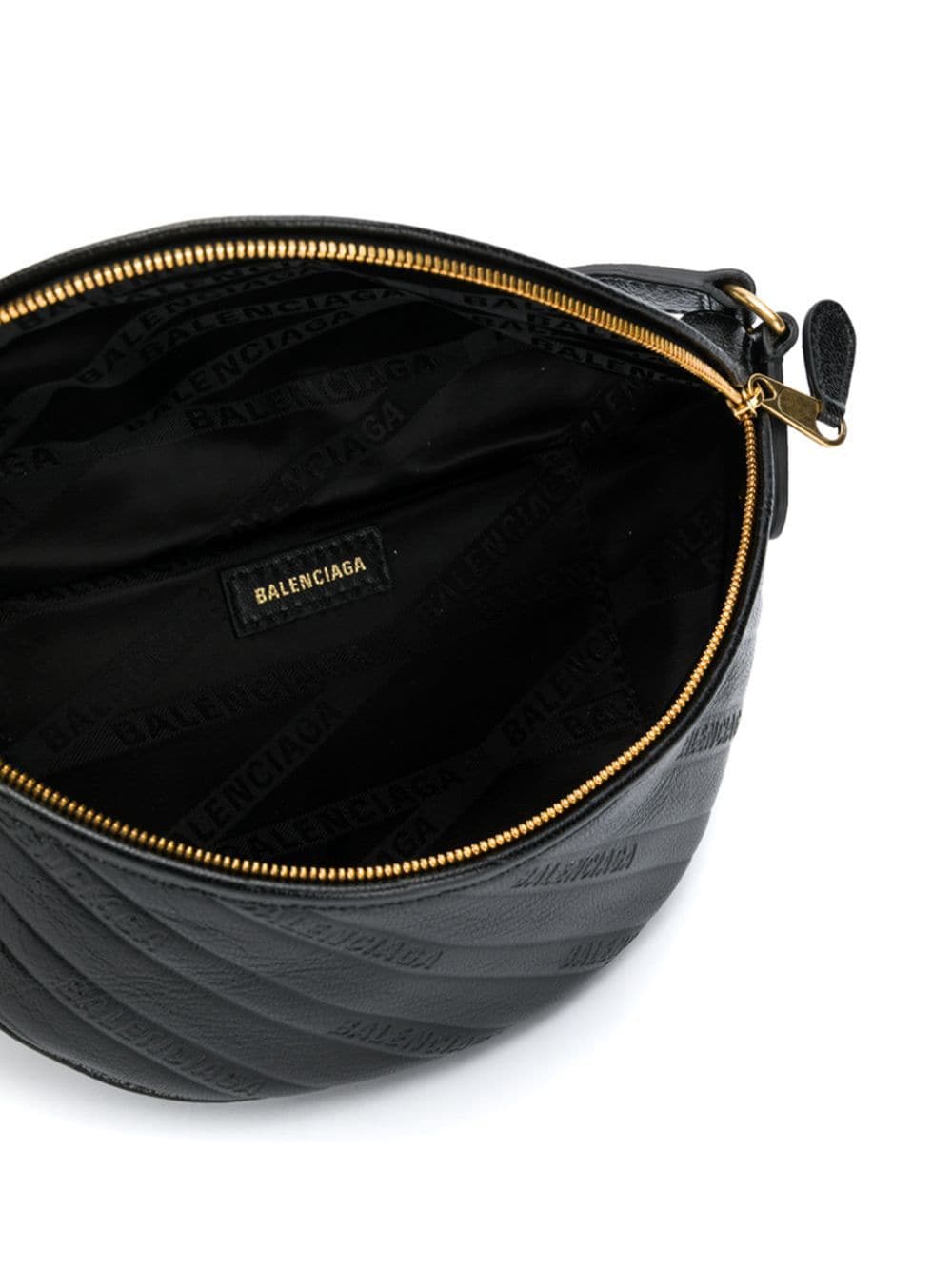 Balenciaga Souvenir XS Graffiti Belt Bag - Black Waist Bags