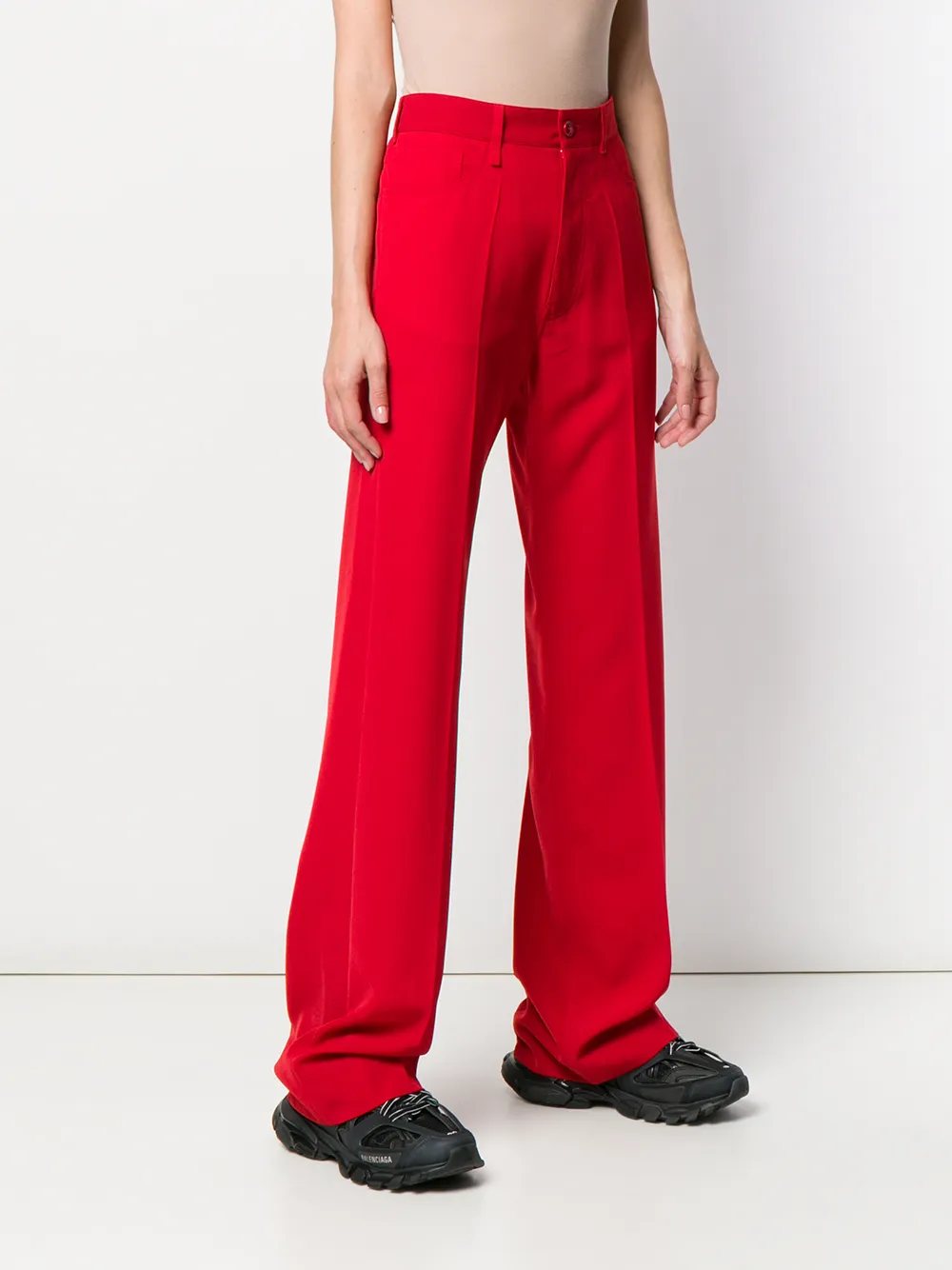 Balenciaga Broek met zakken Rood