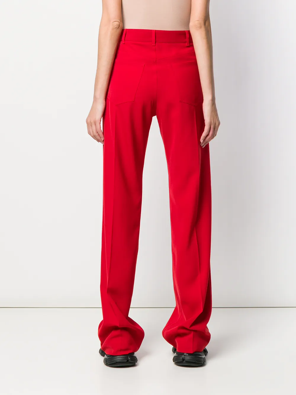 Balenciaga Broek met zakken Rood