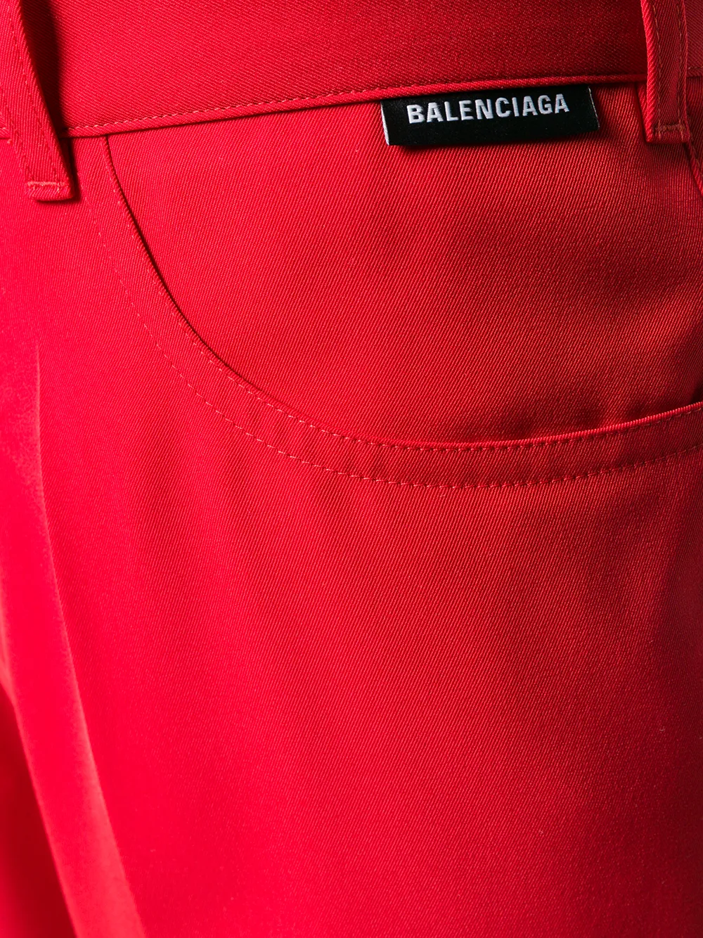 Balenciaga Broek met zakken Rood