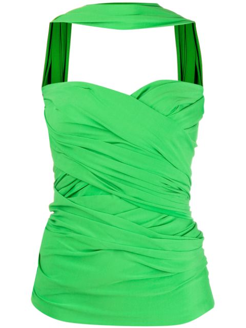 Balenciaga wrap-style bustier top Women