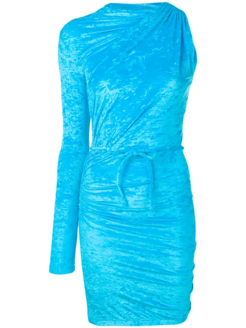 Balenciaga draped mini dress