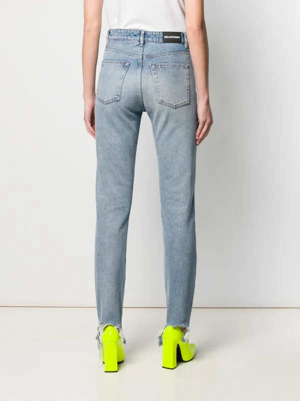 パンツ balenciaga skinny pants 13ss BALENCIAGA High-rise skinny jeans | THE OUTNET