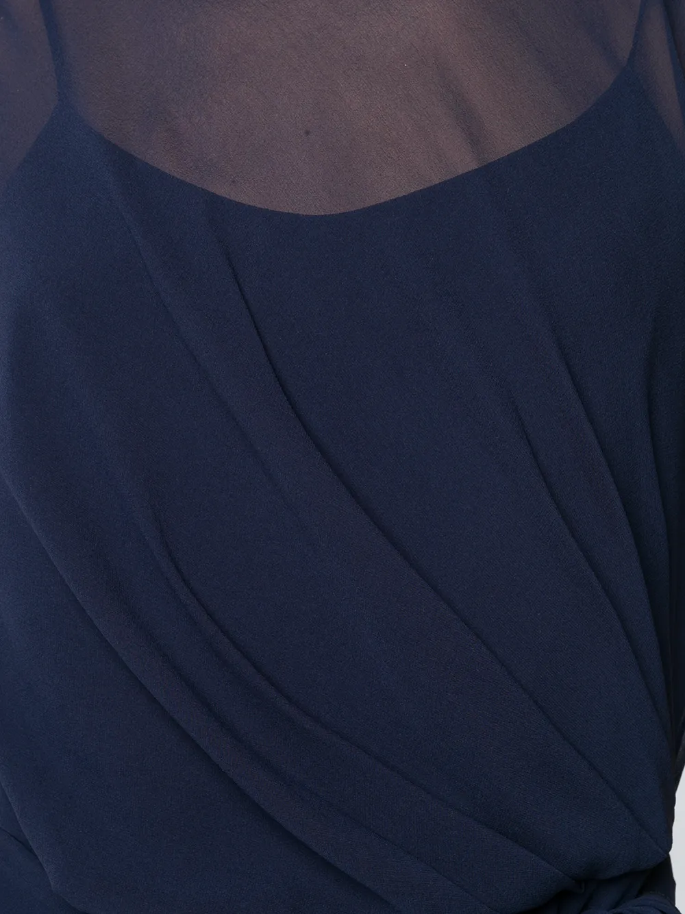 Max Mara Jabot jumpsuit Blauw