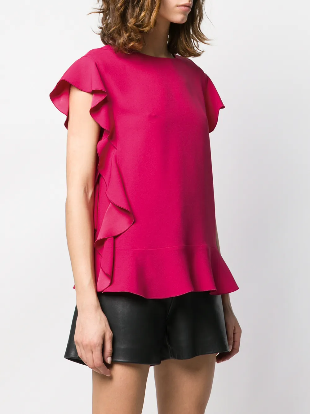 фото Red valentino топ с оборками