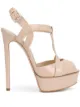 Image 1 of Casadei Flora platform sandals