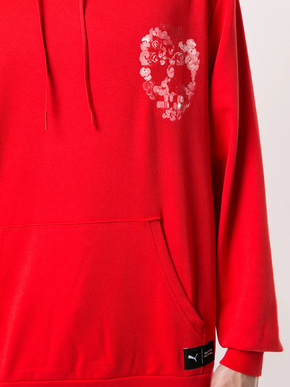PUMA Sweater met doodskop print Rood