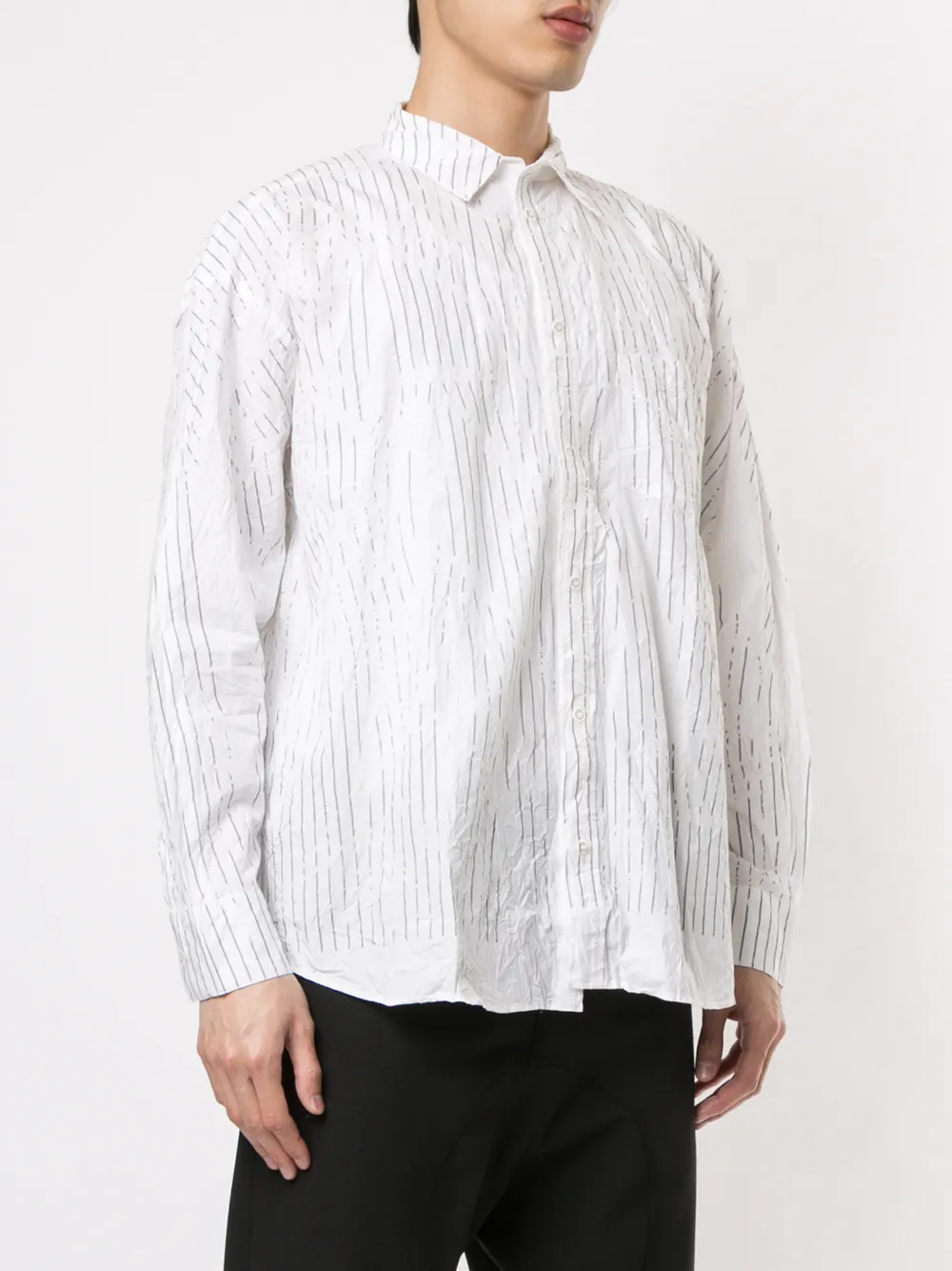  Doublet Gestreiftes Hemd   Weiß 