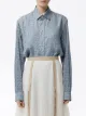 Burberry Seidenhemd mit Monogramm-Print