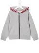 الصورة 1 من Moncler Kids كنزة بغطاء رأس وشعار
