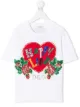 Image 1 of Dolce & Gabbana Kids sequin embroidered T-shirt