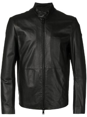 Emporio Armani Leather Jackets for Men 
