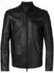 Image 1 of Emporio Armani zipped leather jacket