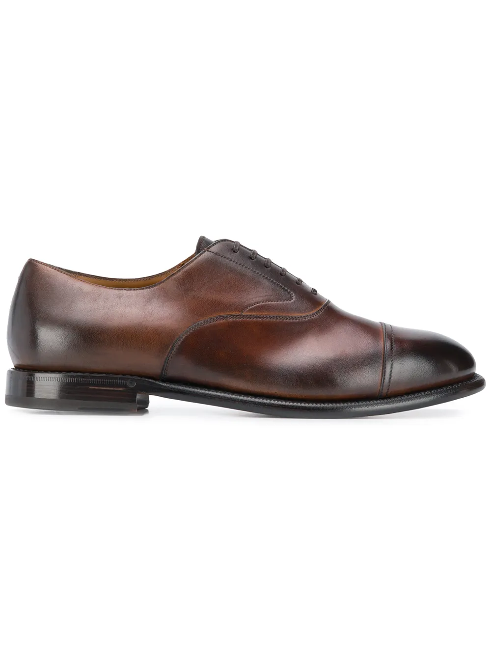 Silvano Sassetti Oxfords SILVANO SASSETTI KLASSISCHE OXFORD-SCHUHE - BRAUN