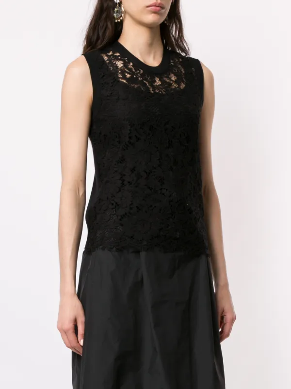 クラシック & Dolce Gabbana FARFETCH - 通販 タンクトップ レース トップス