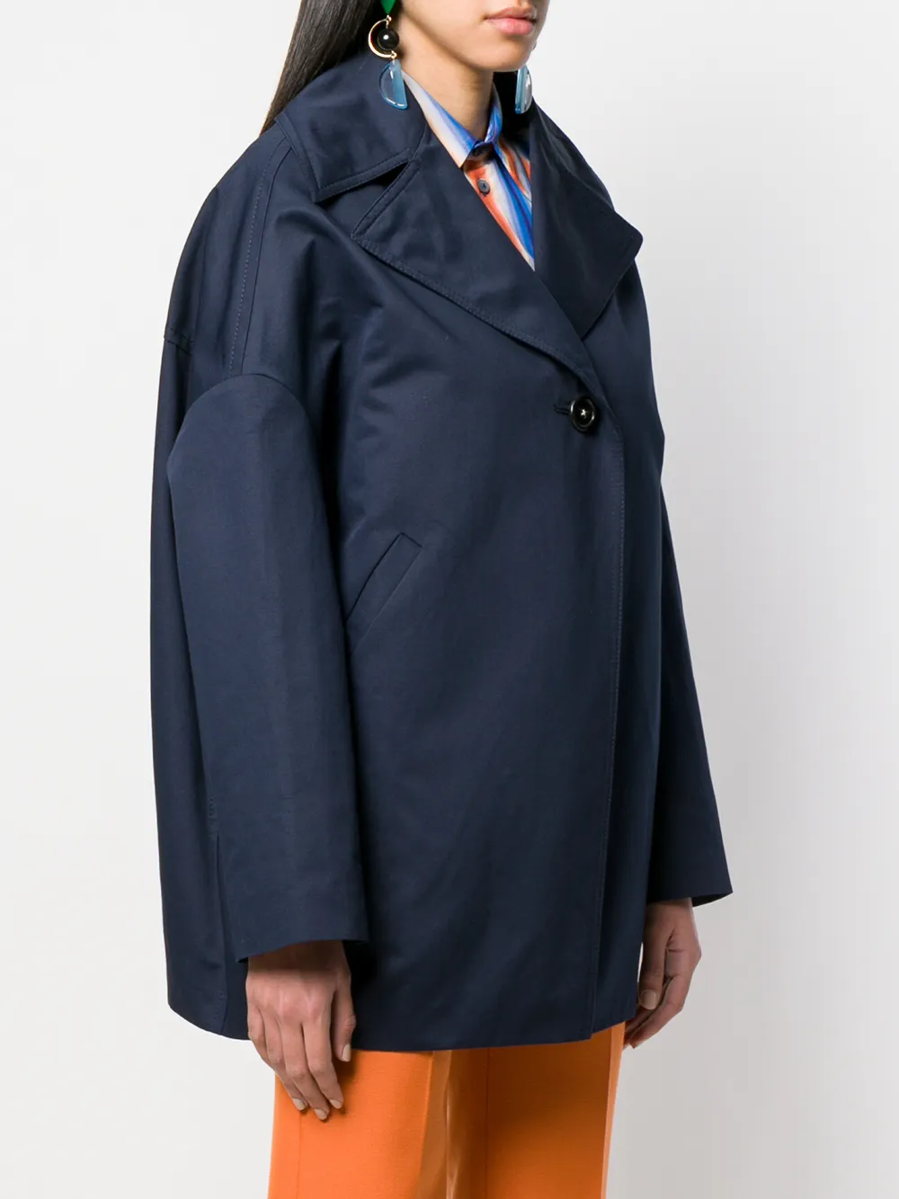 Marni Oversized jas Blauw