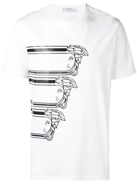 Versace Men's Short Sleeve T-shirt Crew 