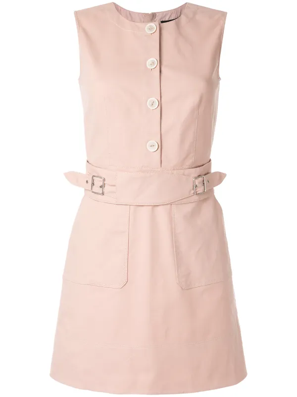 pink shift dress sleeveless