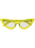 Kuboraum cat eye sunglasses - Green