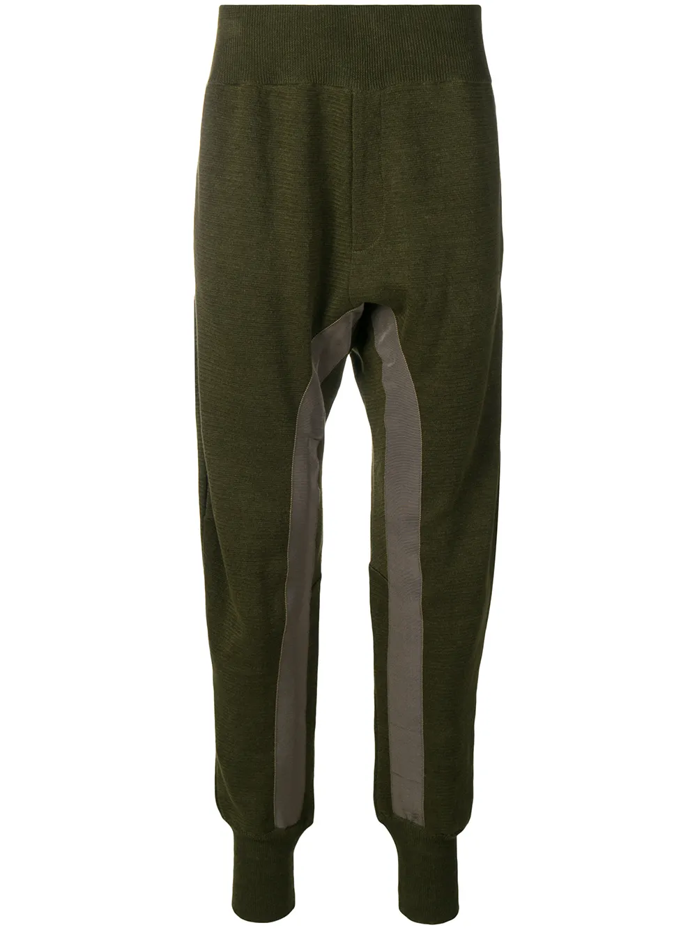 Click to view more detailed imagery on our partner's website Haider Ackermann Drop Crotch Linen Sweatpants In Green