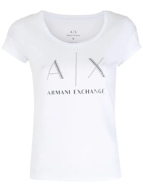 Armani Exchange logo-print T-shirt