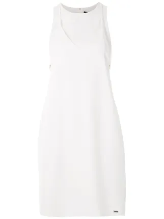 armani exchange white dress