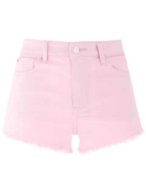 Armani Exchange fringed hem shorts
