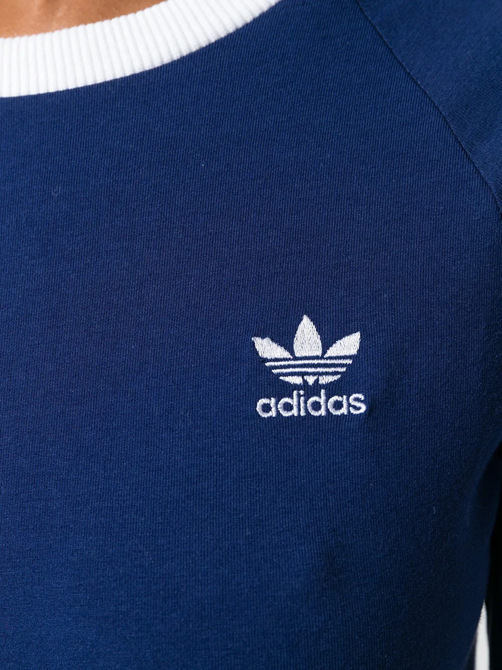 adidas jurk met 3 strepen Blauw