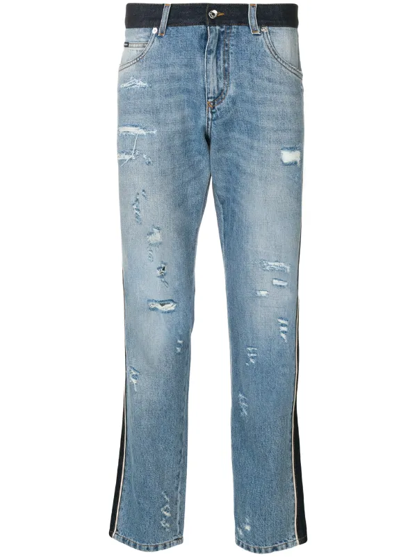 dolce gabbana distressed jeans